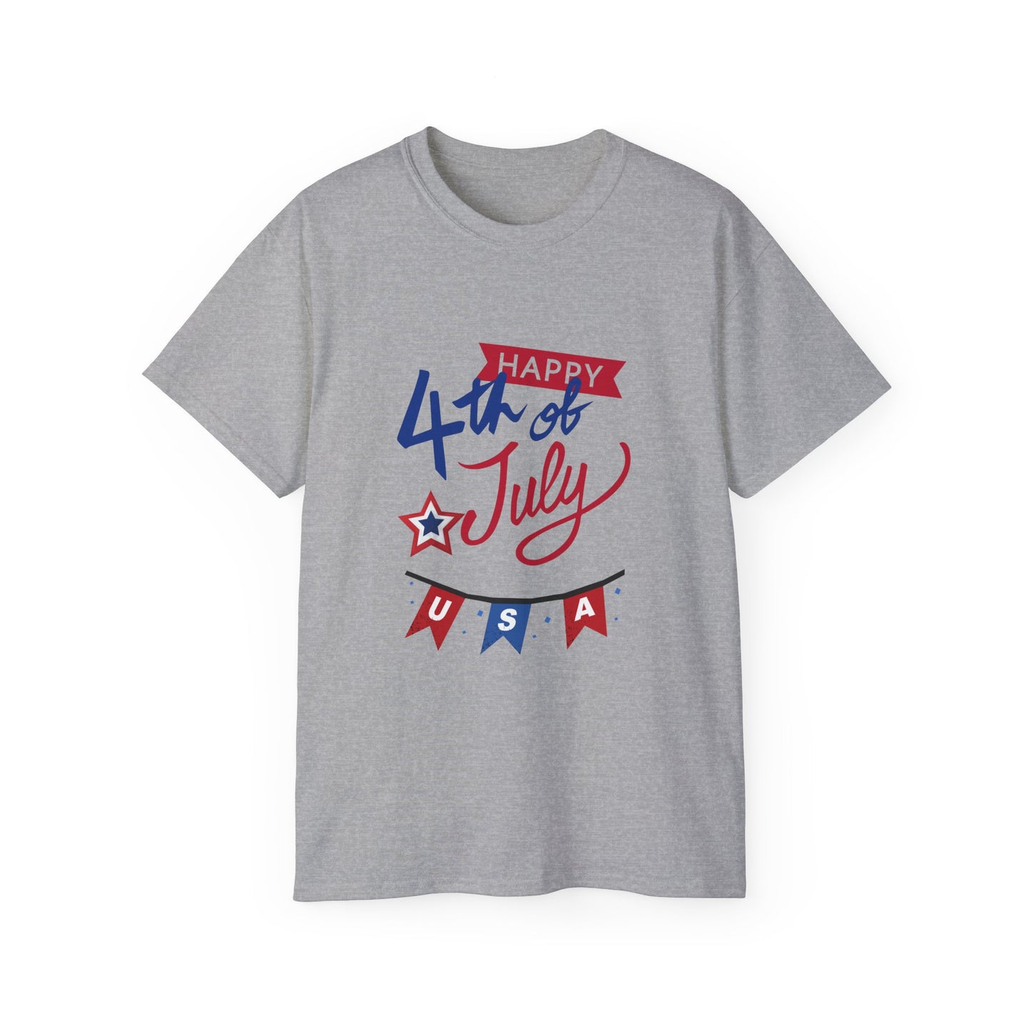 Happy 4th of July USA T-Shirt — Patriotic Independence Day Tee