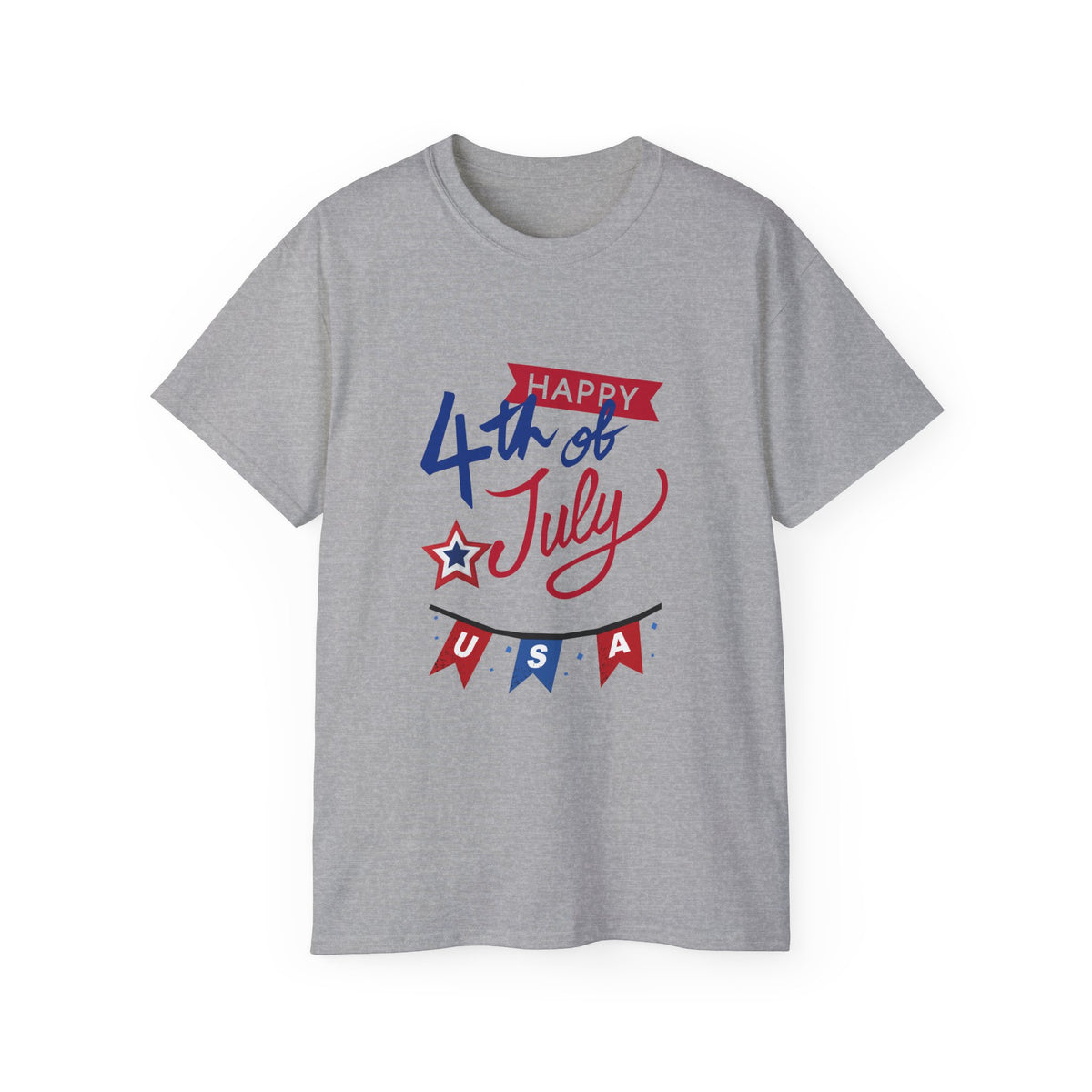 Happy 4th of July USA T-Shirt — Patriotic Independence Day Tee