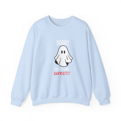 Boo Costume Sucks-Black-Sweatshirt