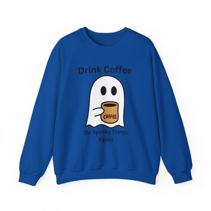 Boo Drink Coffee-Ghost-Sweatshirt