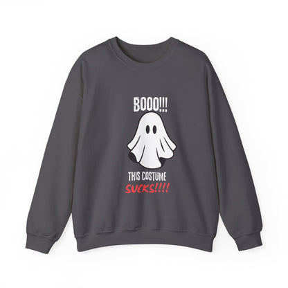 Boo Costume Sucks-Black-Sweatshirt