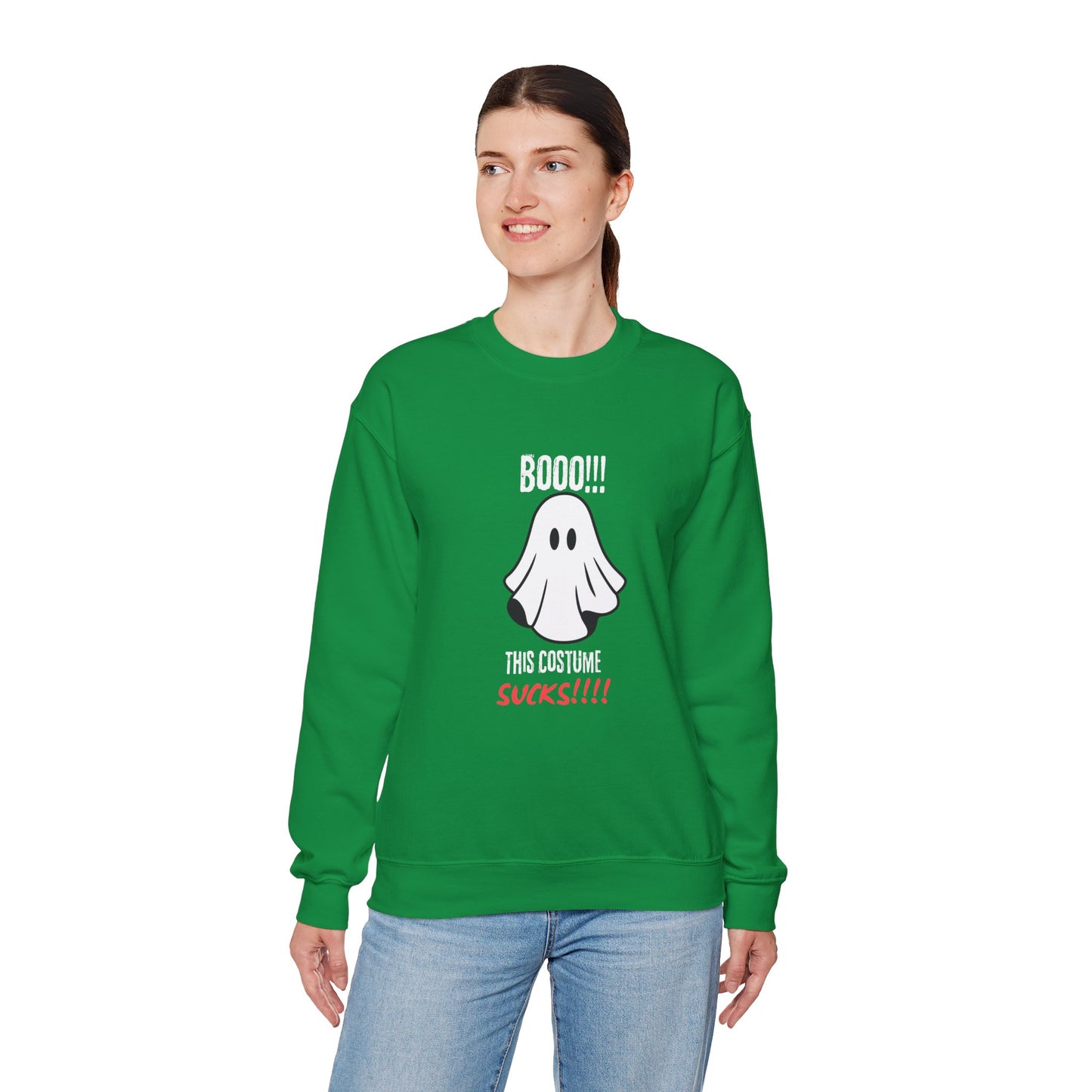 Boo Costume Sucks-Black-Sweatshirt