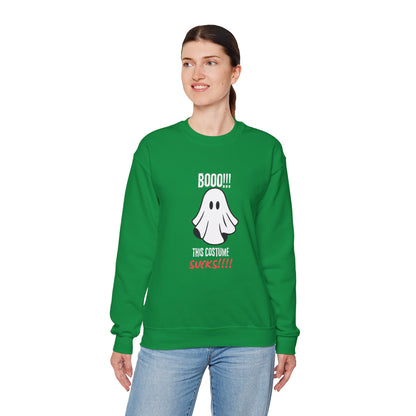 Boo Costume Sucks-Black-Sweatshirt