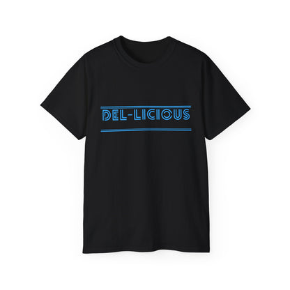 Delicious Vibes Unisex Ultra Cotton Tee | Fun Graphic Tee for Food Lovers, Casual Wear, Gifts, Birthdays, Foodie Festivals