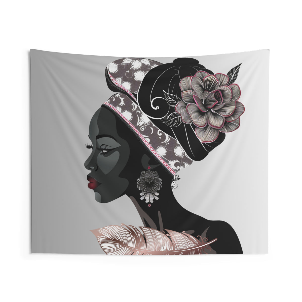 Queen Feather Wall Tapestry