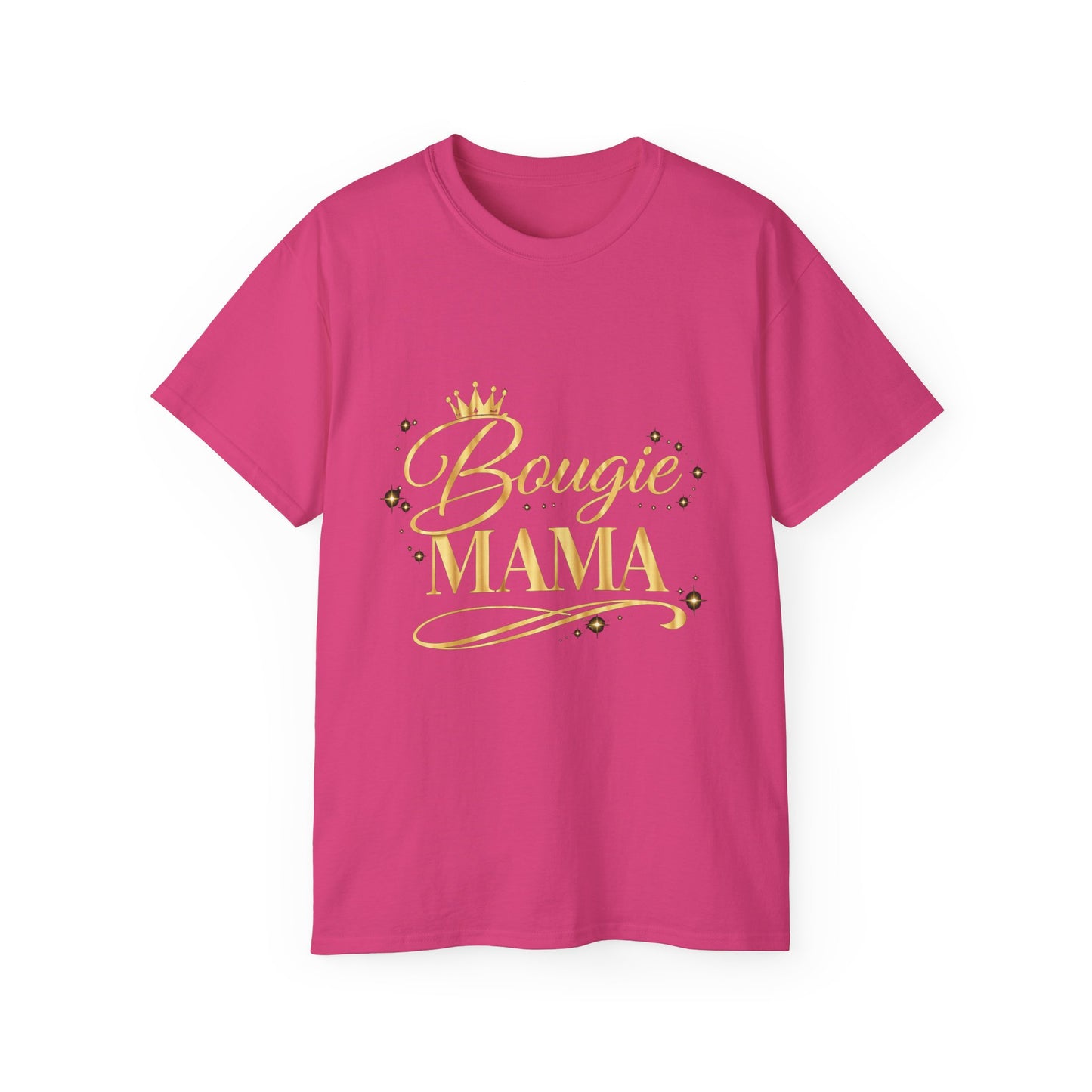 Bougie Mama T-Shirt — Gold Crown Graphic Mom Tee