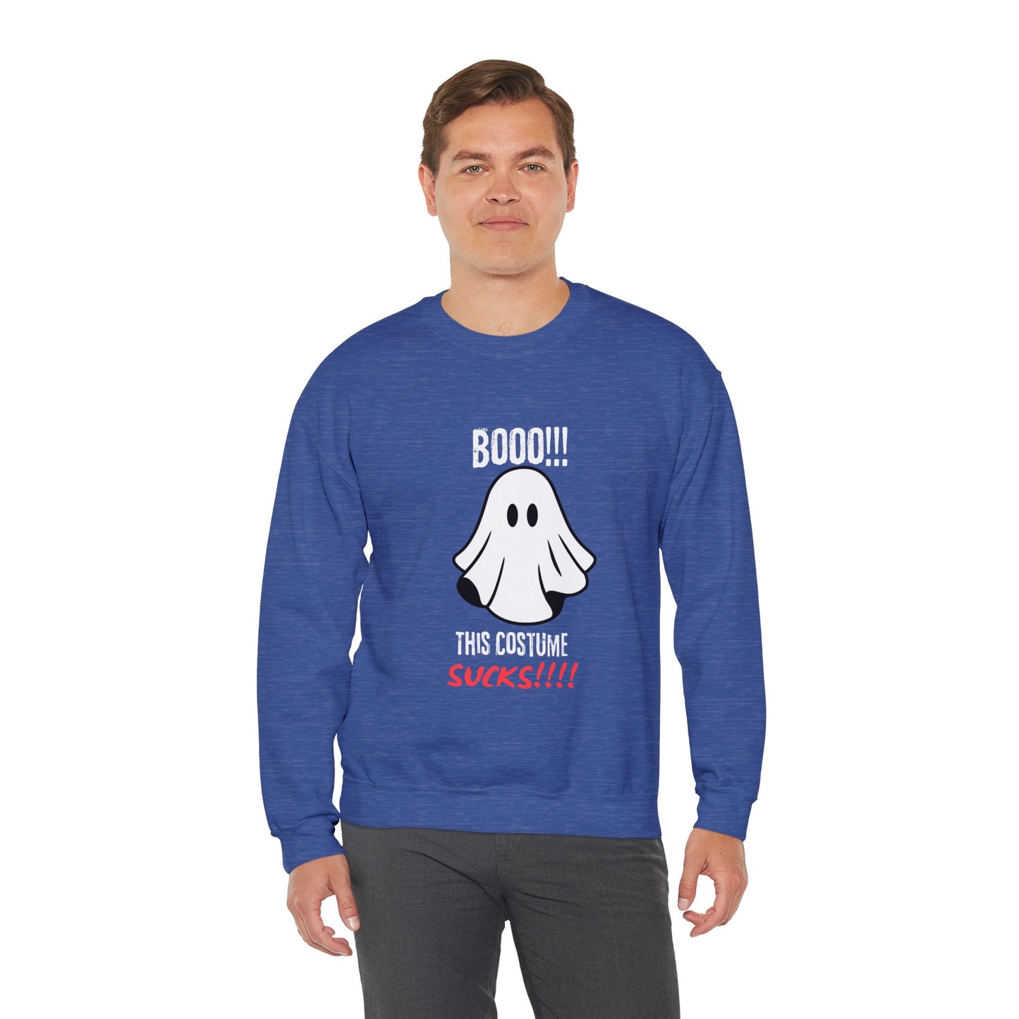 Boo Costume Sucks-Black-Sweatshirt