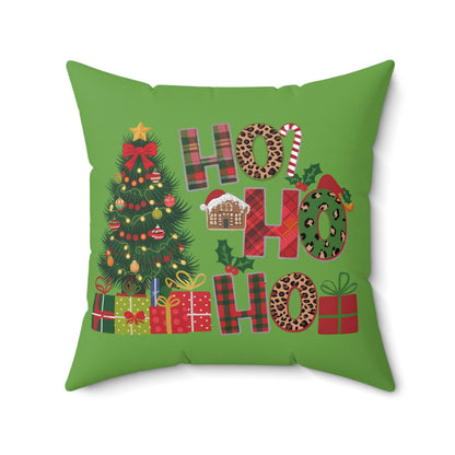 Ho Ho Ho-Christmas Tree-Green