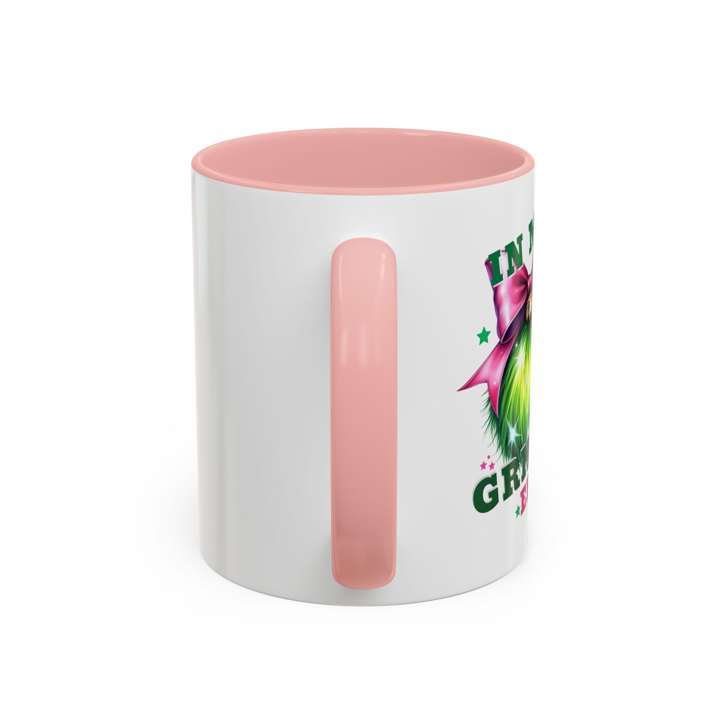 Grinch Era-Accent Coffee Mug (11, 15oz) (Pink)