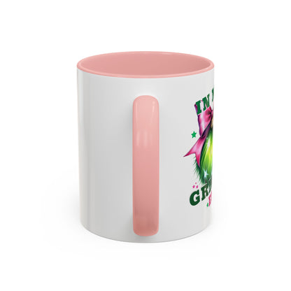 Grinch Era-Accent Coffee Mug (11, 15oz) (Pink)