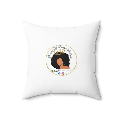 Hummingbird-Spun Polyester Square Pillow