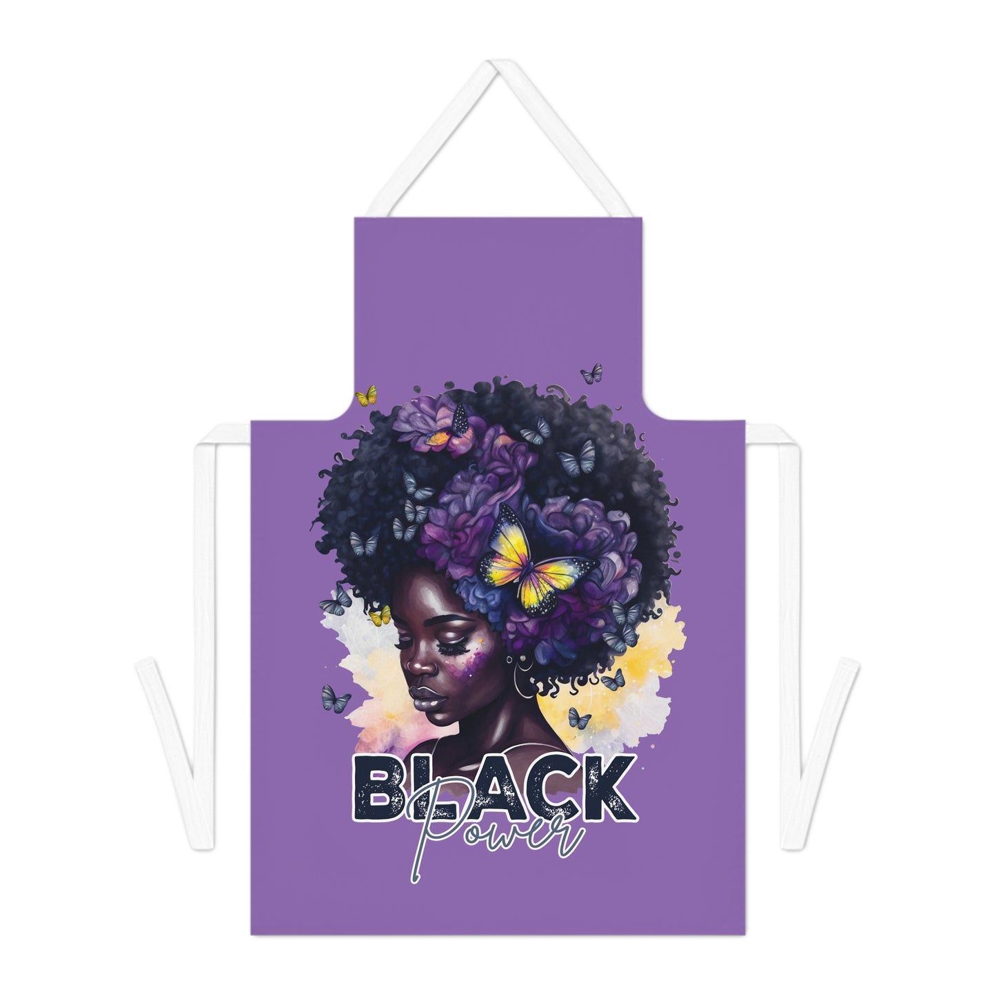 Black Power-Adult Apron (AOP)