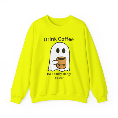 Boo Drink Coffee-Ghost-Sweatshirt