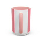 Bougie Mama Coffee Mug – Pink Accent 11/15oz, Gold Script Mom Gift