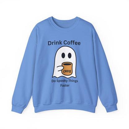 Boo Drink Coffee-Ghost-Sweatshirt