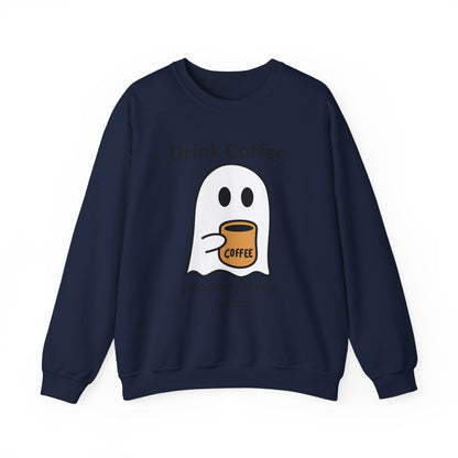 Boo Drink Coffee-Ghost-Sweatshirt