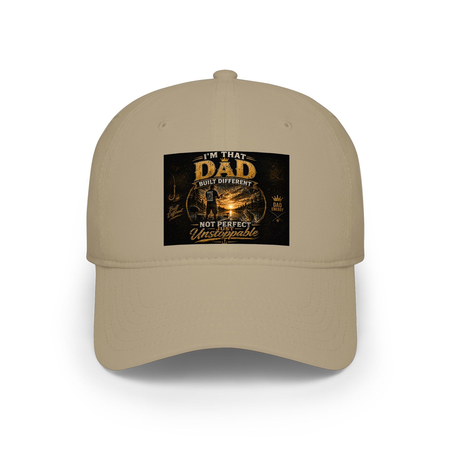 "I'm That Dad" Vintage fishing Design- Low Profile Baseball Cap