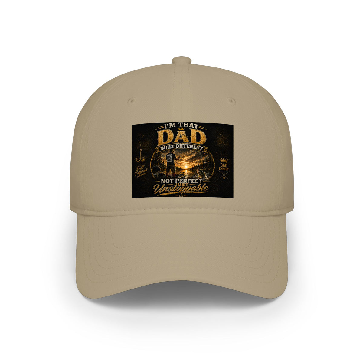 "I'm That Dad" Vintage fishing Design- Low Profile Baseball Cap