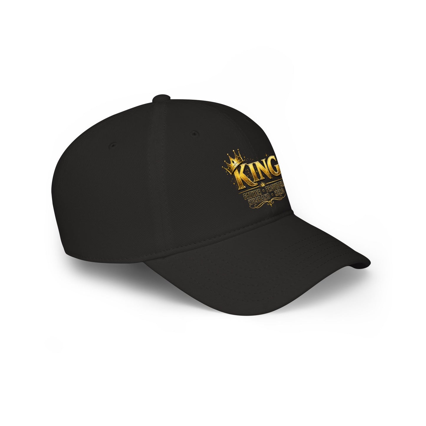 King, Father, Husband, Provider, Hero Crown Baseball Cap
