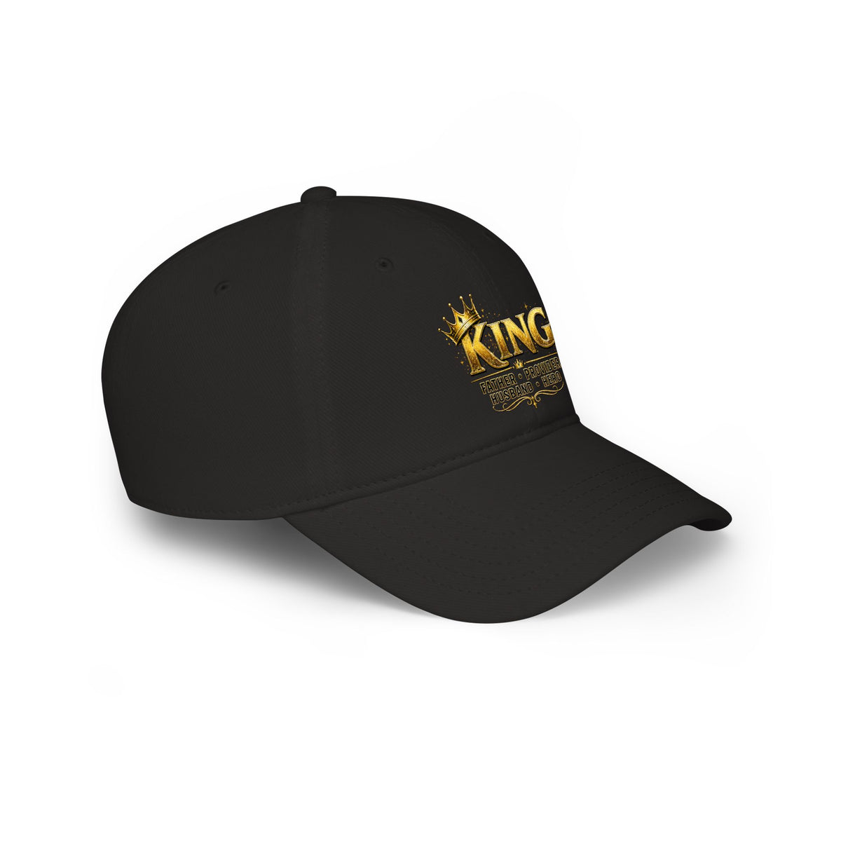 King, Father, Husband, Provider, Hero Crown Baseball Cap