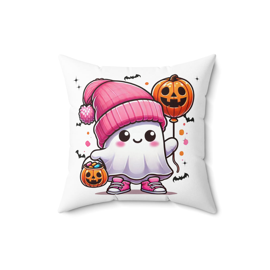 Cute Ghost Pink-White
