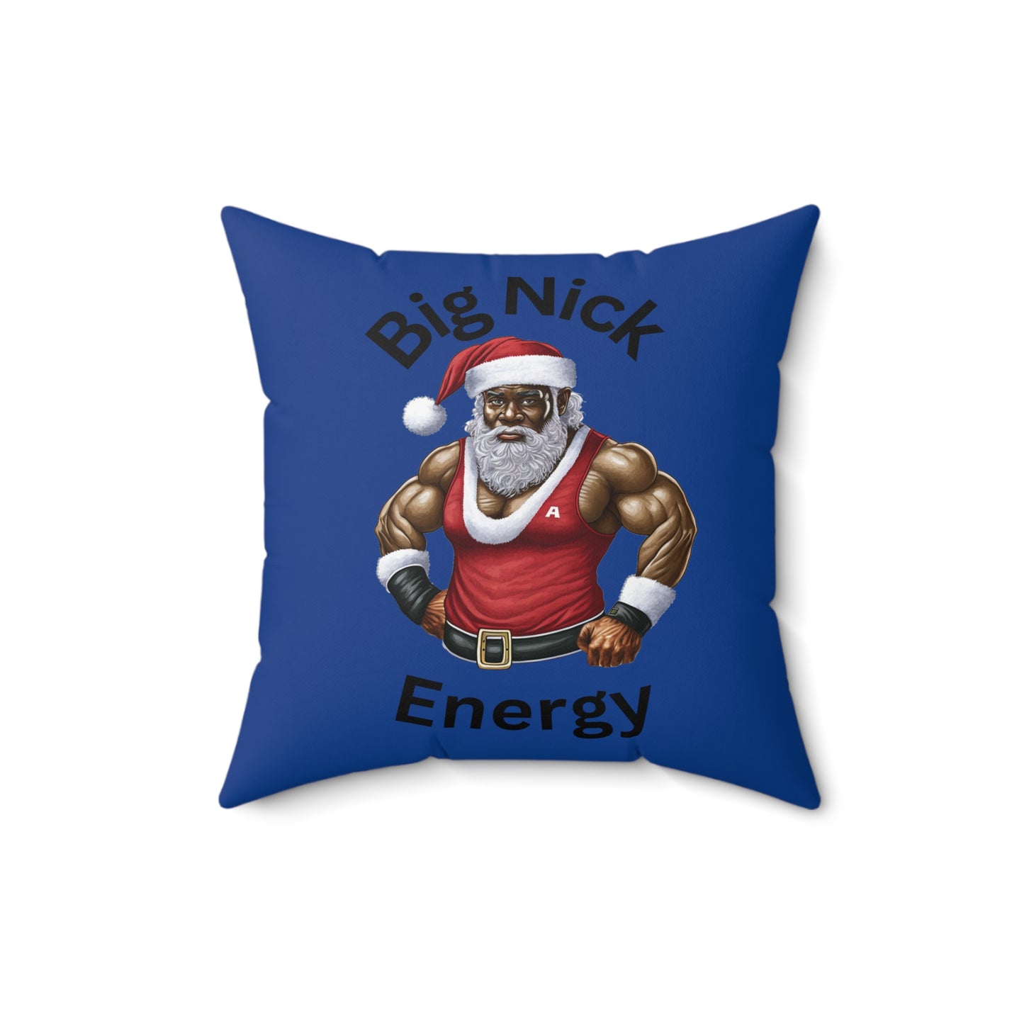 Big Nick Energy-Spun Polyester Square Pillow (Dk Blue)