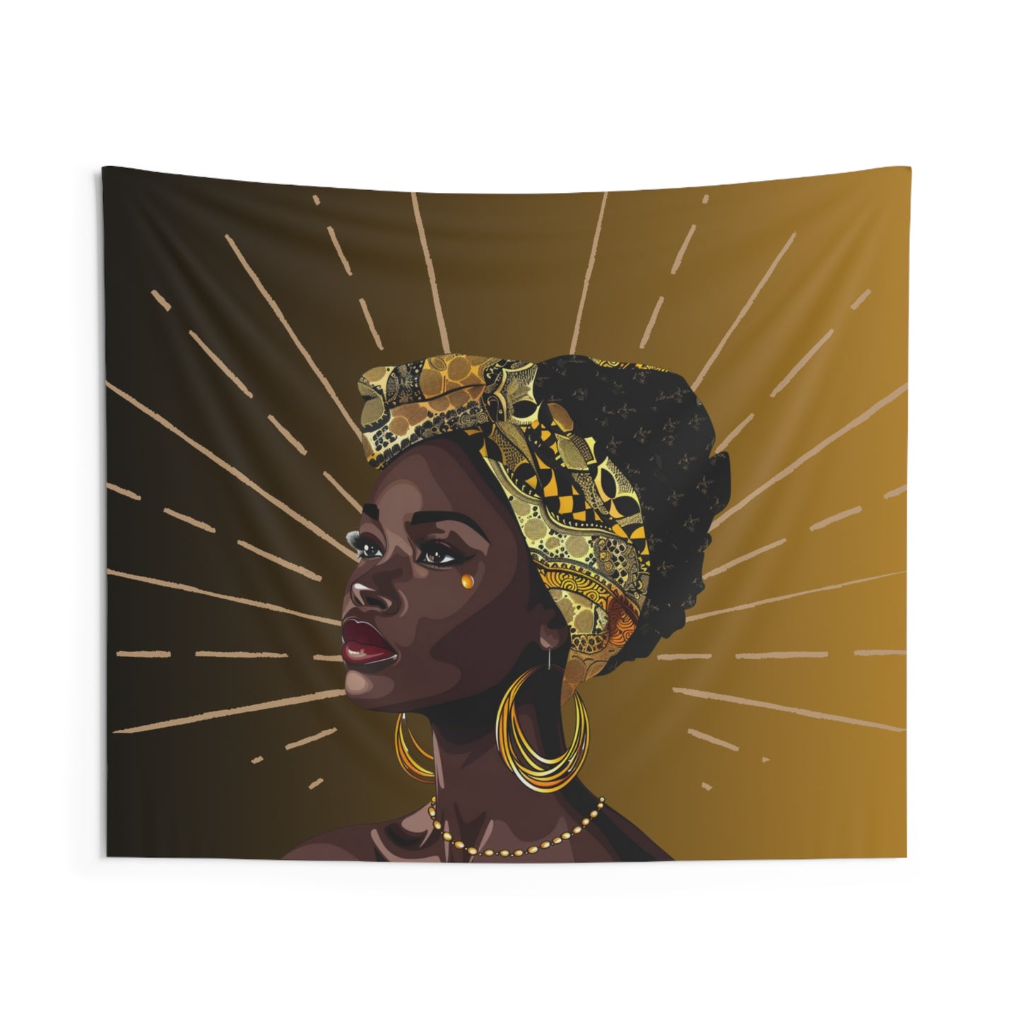 Queen Star Indoor Wall Tapestry - Inspirational Home Decor