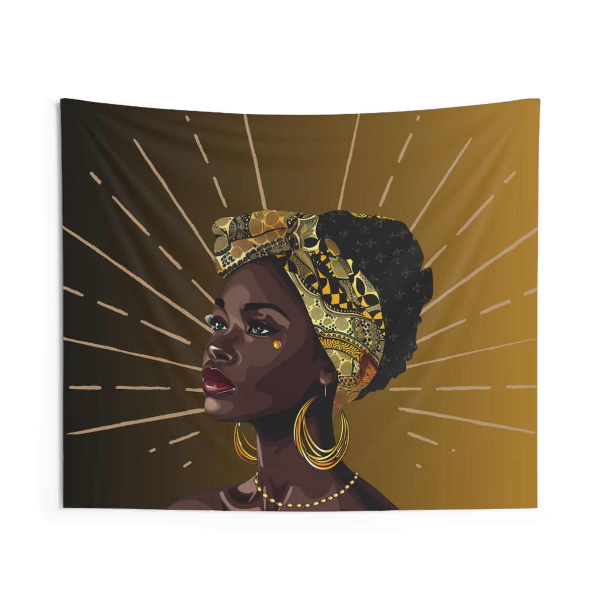 Queen Star Indoor Wall Tapestry - Inspirational Home Decor