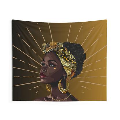 Queen Star Indoor Wall Tapestry - Inspirational Home Decor