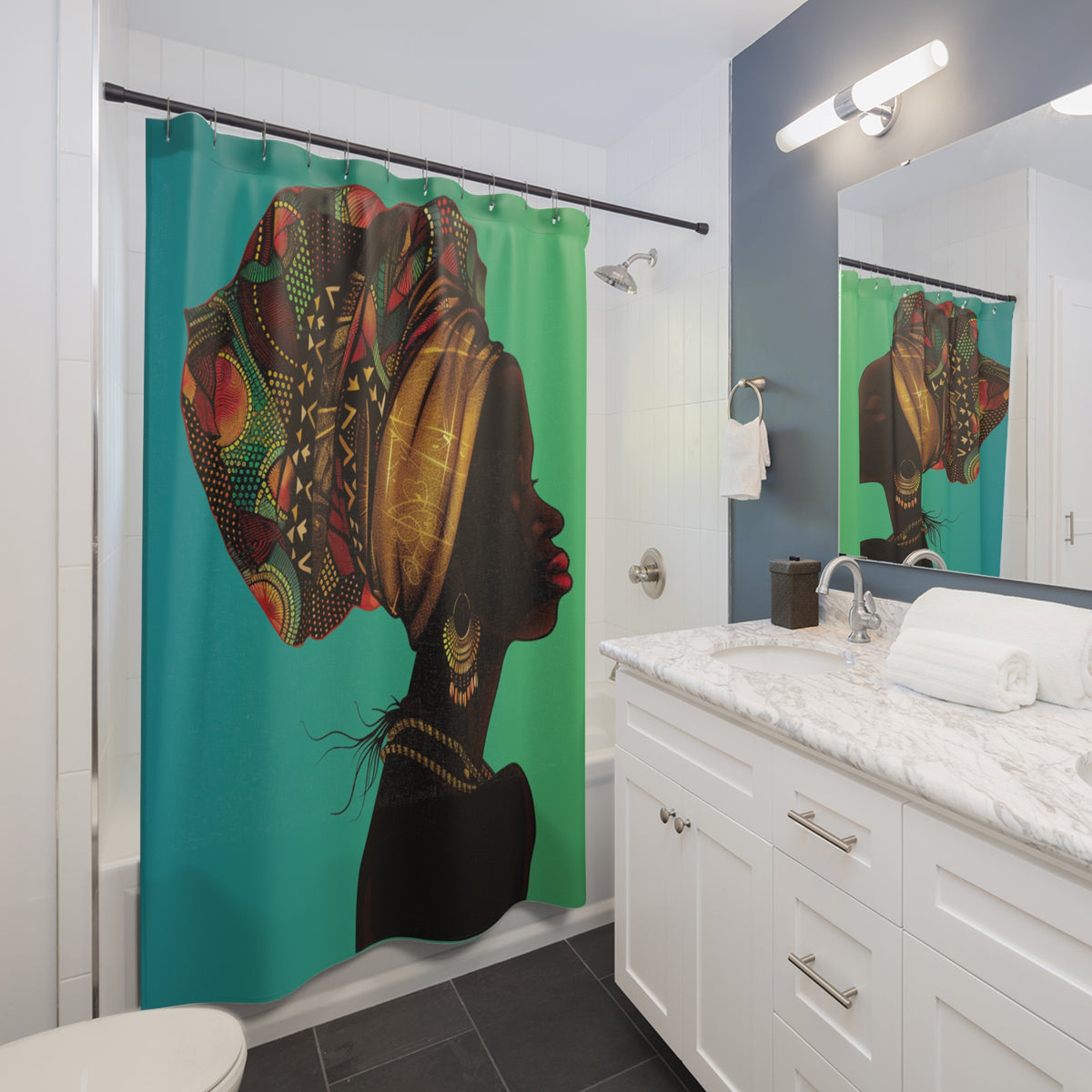 Queen 9-Shower Curtains