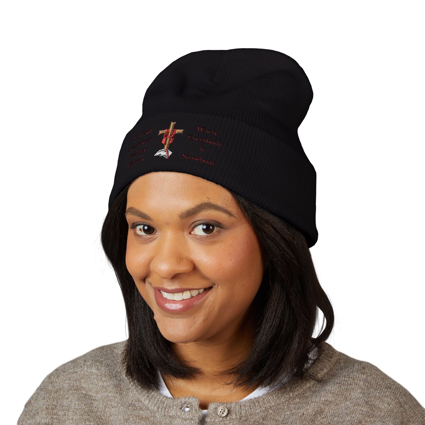 Church Classic Embroidered Cuffed Beanie