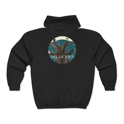 Del-licious Unisex Full Zip Hoodie