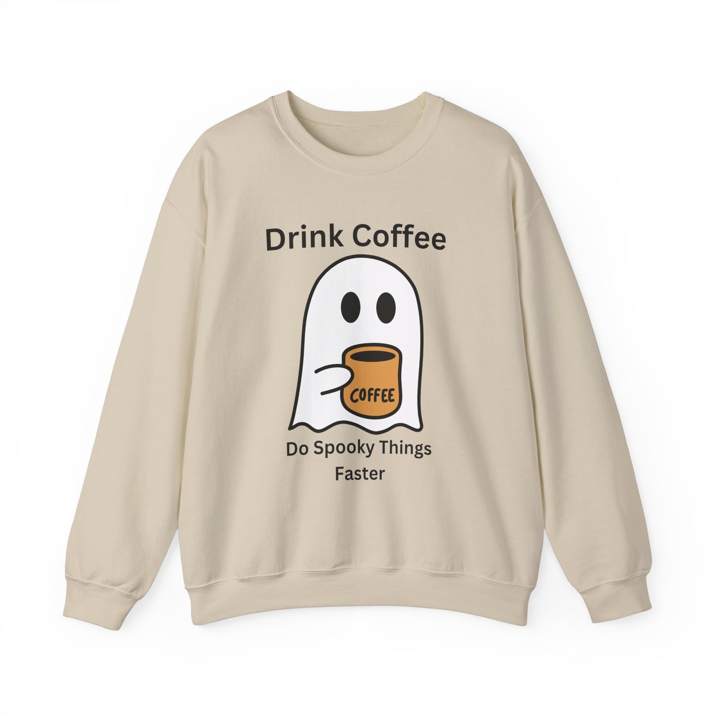 Boo Drink Coffee-Ghost-Sweatshirt