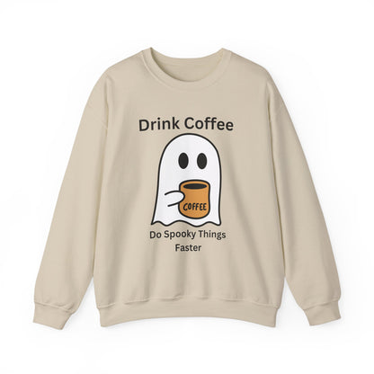 Boo Drink Coffee-Ghost-Sweatshirt