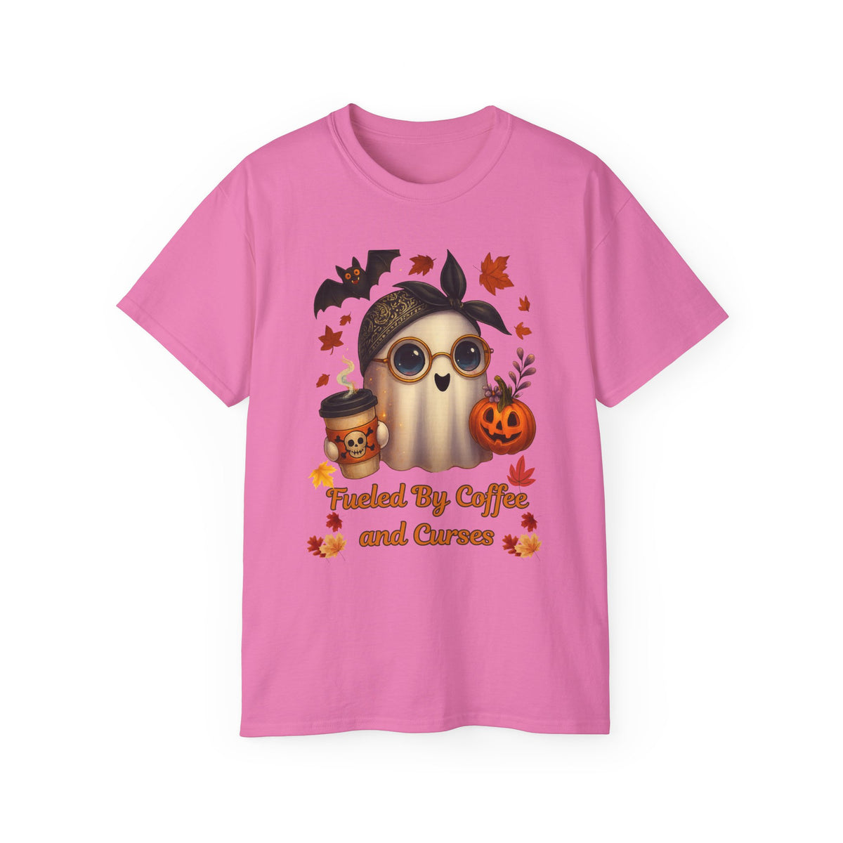 Fueled By Coffee and Curses Ghost T-Shirt