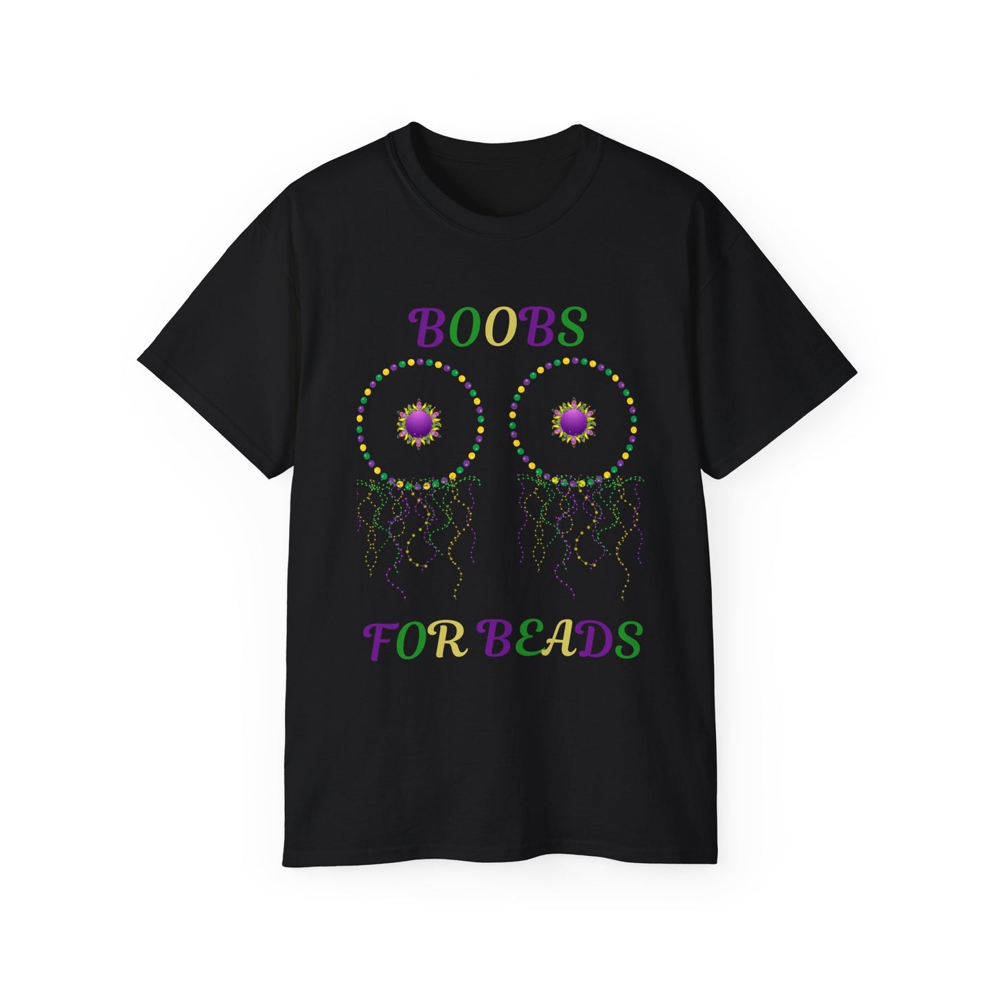 Boobs for Beads Tee-1