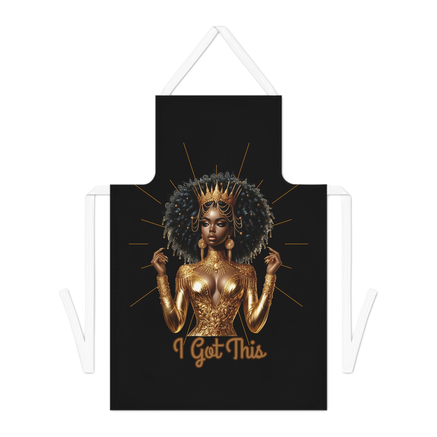 Gold Goddess-Adult Apron (AOP)