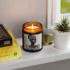 Silver-Scented Candles, Coconut Apricot Wax (4oz, 9oz)