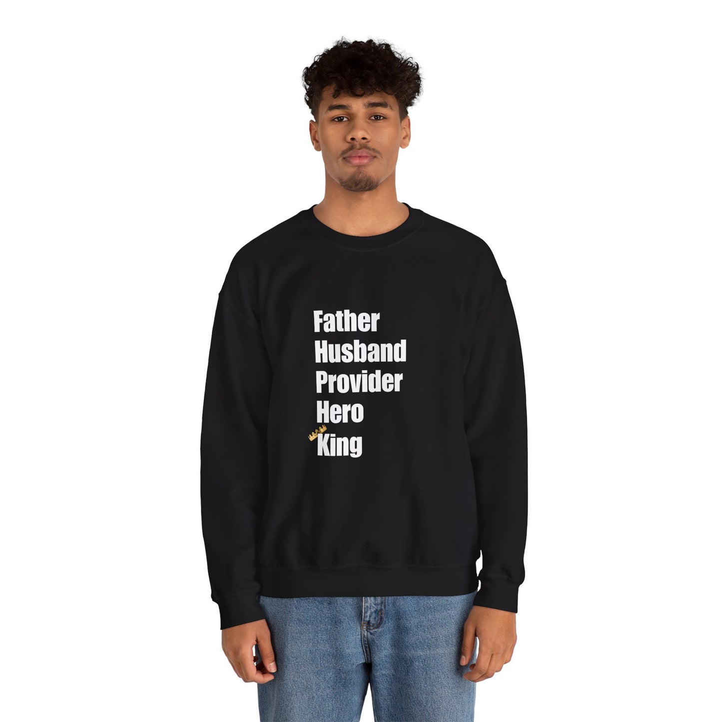 He Is Crewneck Sweatshirt