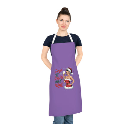 Forget About The Cookies-Adult Apron (AOP) (Lt Purple)