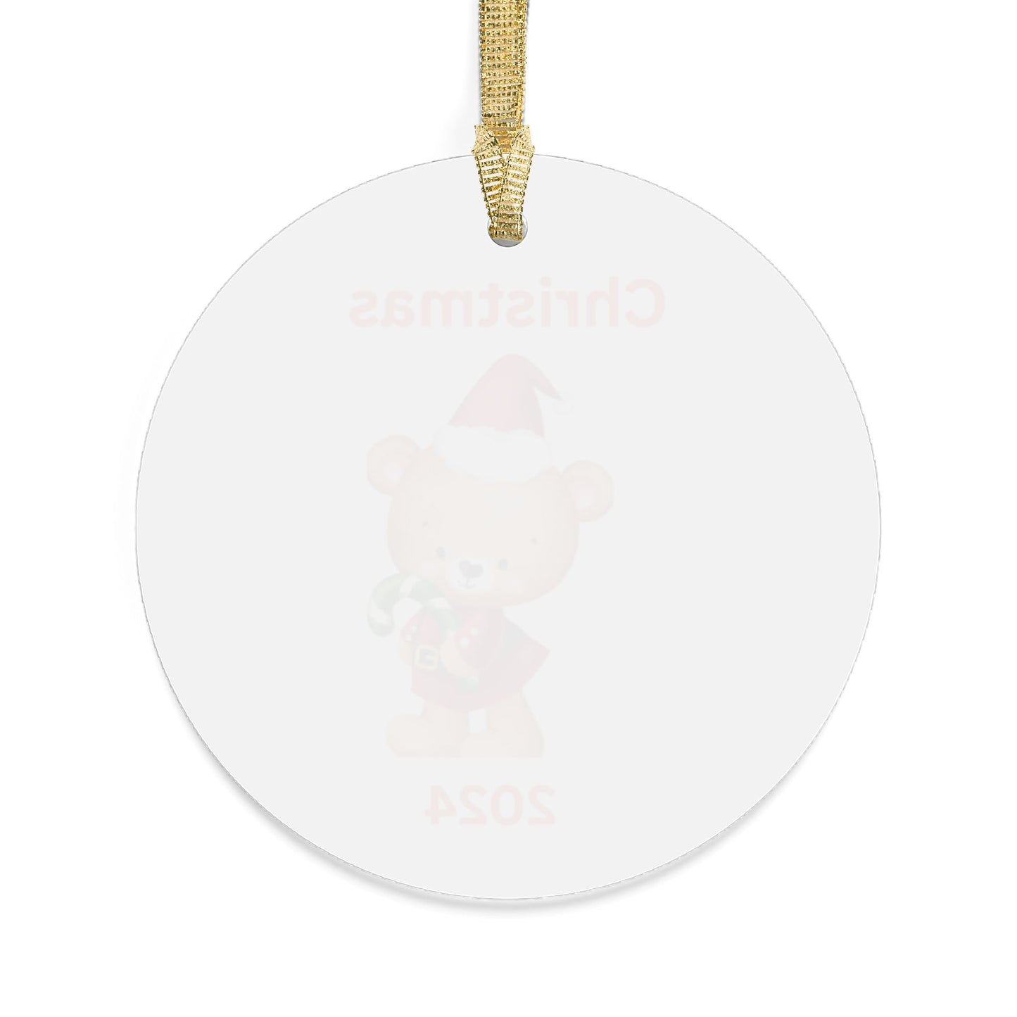 Bear w/Green Candy Cane