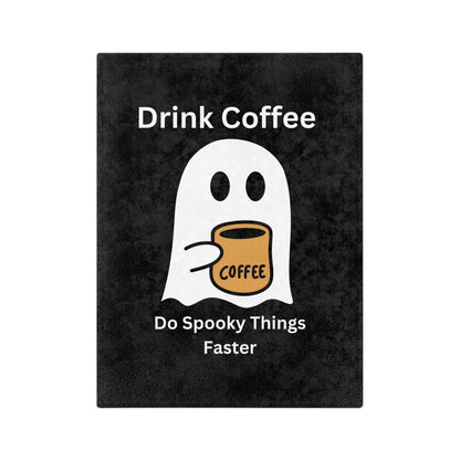 Drink Coffee Ghost-Black