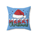 Merry Christmas Santa Hat-Light Blue
