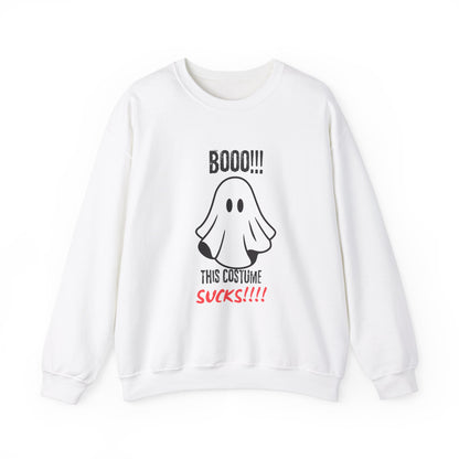 Boo Costume Sucks White-Sweatshirt