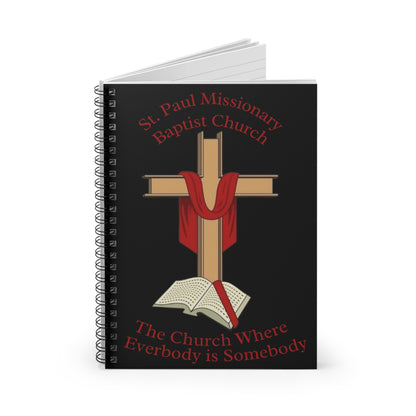St. Paul Missiomary Baptist Church Notebook —Black