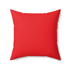 They Not Like Us 4- (Red) Spun Polyester Square Pillow