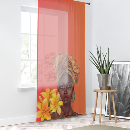 Queen Lily Window Curtain