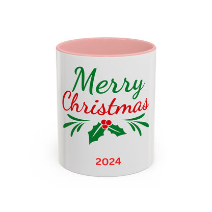 Merry Christmas Holly Mug
