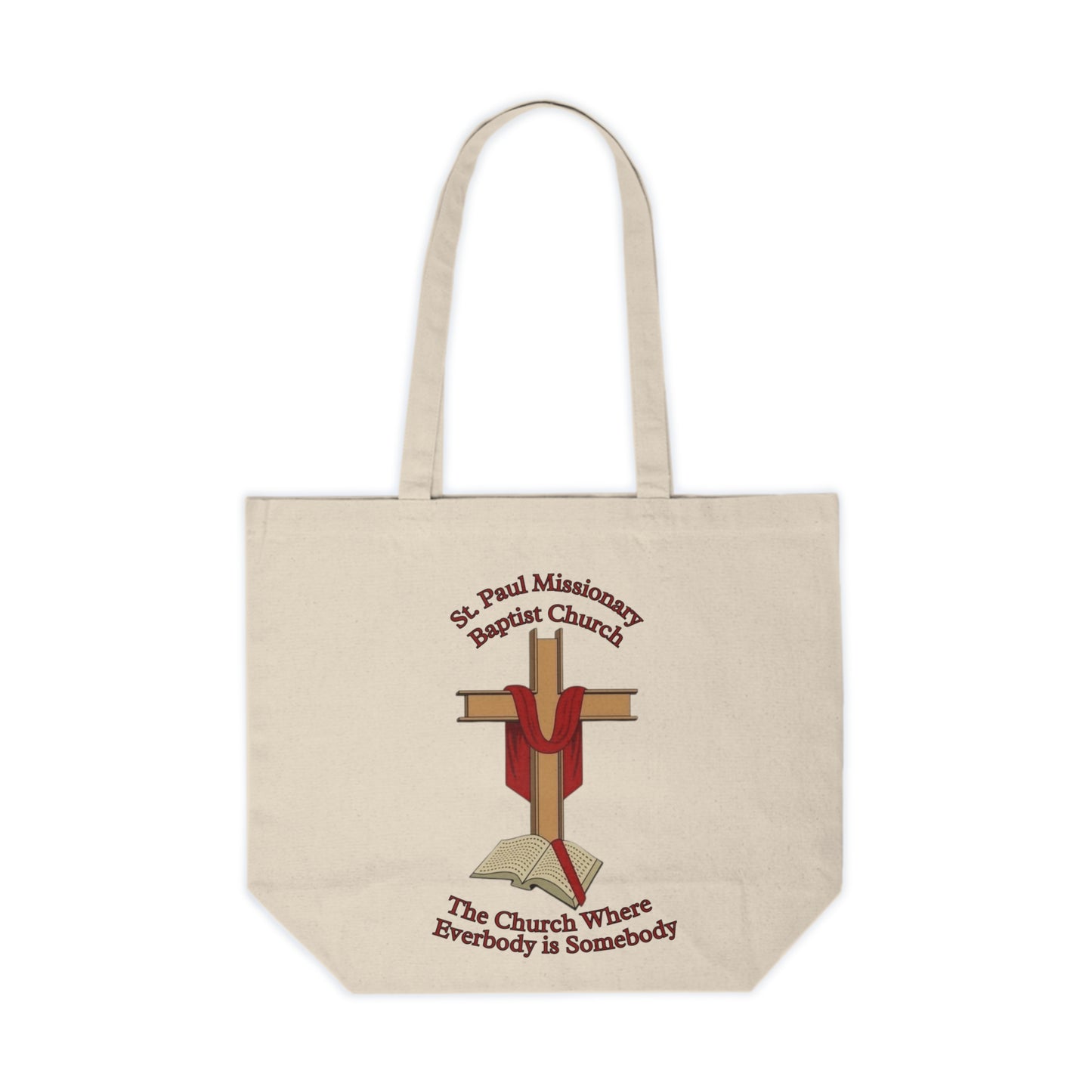 St. Paul Missionary Baptist Church Canvas Tote — Natural