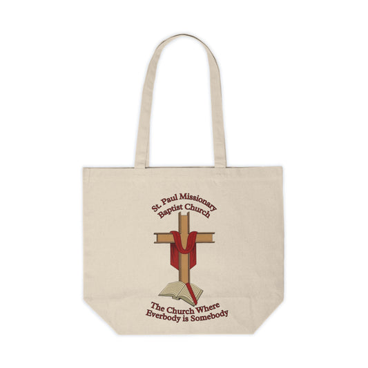 St. Paul Missionary Baptist Church Canvas Tote — Natural